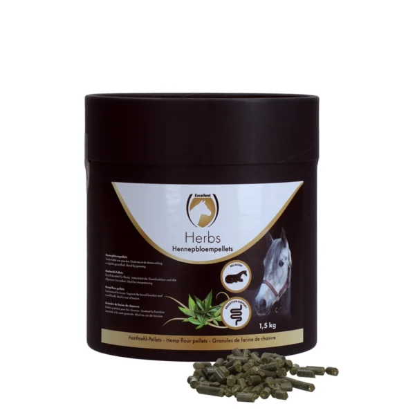 Excellent Herbs Hennepbloempellets Excellent Horse Herbs Hennepbloem Pellets