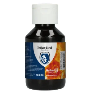 Fles jodium shampoo van het merk Excellent, inhoud 100 milliliter.