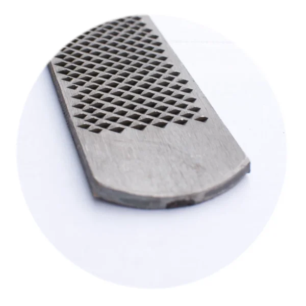 Close up van hoefrasp.