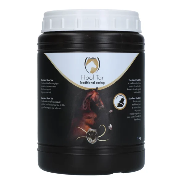 Pot hoefteer van het merk Excellent, inhoud 1 kilogram.