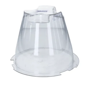 Transparante plastic opvangbak, voor dazenval.