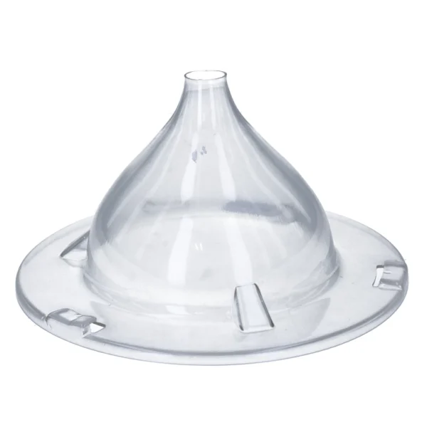 Transparante plastic trechter, voor dazenval.