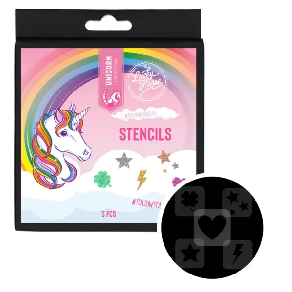 Lucky Horse Stencils 5 stuks Lucky Horse Stencils 5 stuks