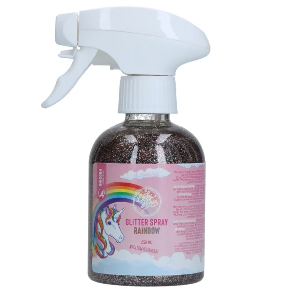 Lucky Horse Unicorn Glitterspray Regenboog Lucky Horse Unicorn Glitterspray Beschikbaar in 5 kleuren