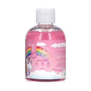 Fles Shampoo in het roze van het merk Lucky Horse.