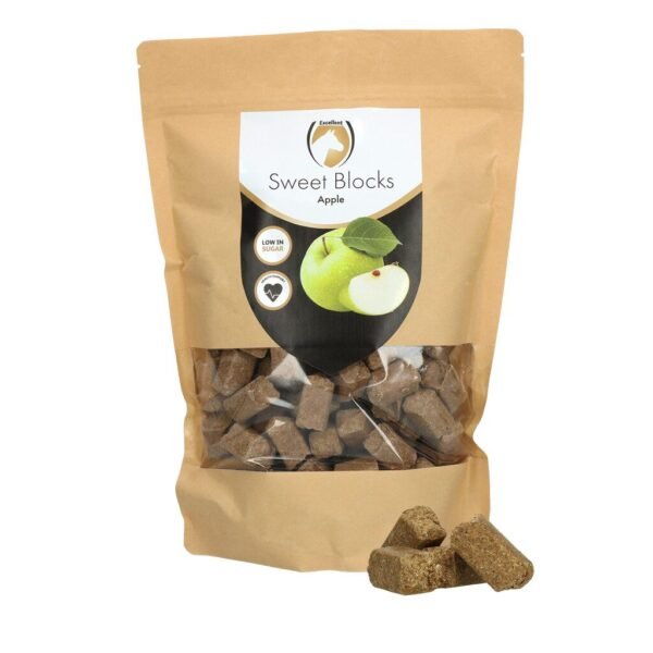 Excellent Horse Sweet Blocks Apple 1 kg Excellent Horse Sweet Blocks Beschikbaar in 21 varianten