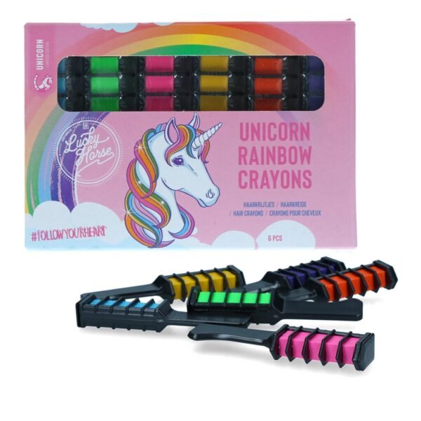 Lucky Horse Unicorn Regenboog Kleurkrijt