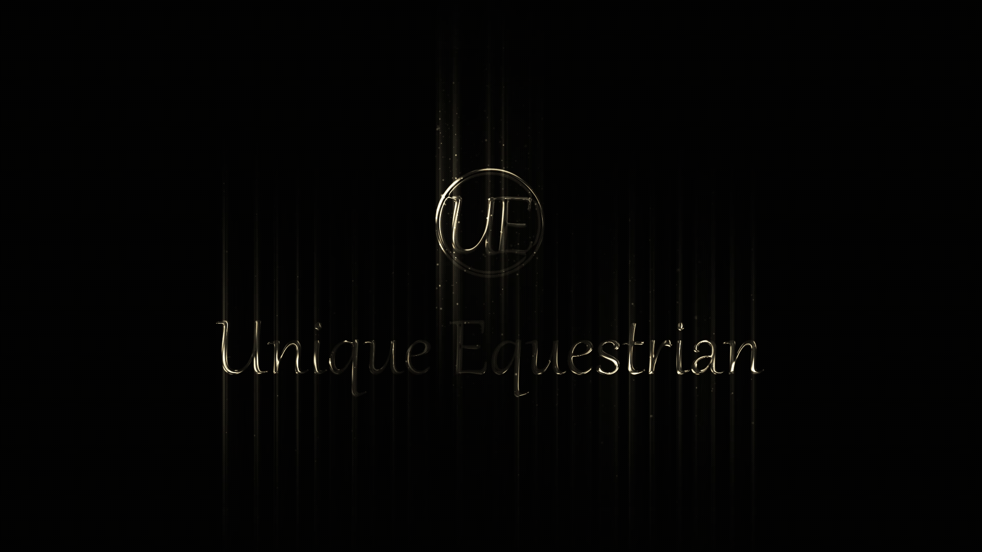 Logo van Unique Equestrian dat verandert in een koekje symbool voor ons Cookiebeleid.